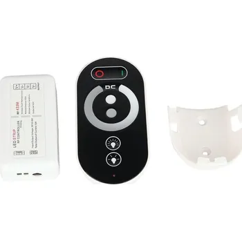 Příslušenství pro LED osvětlení HurtLED LED stmívač 12A 144W 12-24V DC s RF rádiovým dálkovým ovládáním Touch