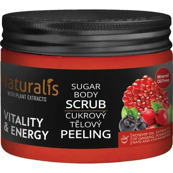 Tělový peeling Naturalis Naturalis cukrový tělový peeling - Vitality & Energy 250 g
