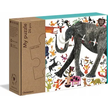 Clementoni 24dílné Puzzle Moje puzzle 24 zvířat