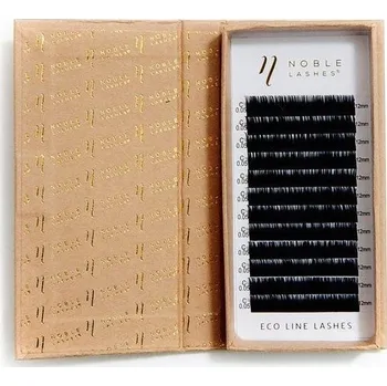 Umělé řasy Řasy pro prodlužování Noble Lashes Eco Line Lashes 0,10 C 13 mm