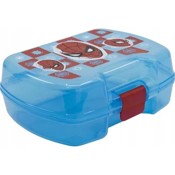 Svačinový box Box na svačinu Spiderman Grid Premium - plast