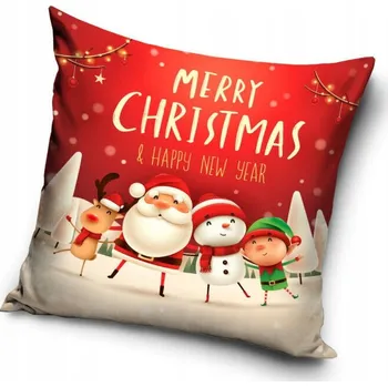 Povlak na polštářek Povlak na polštář 40x40 (malý polštářek) Vánoční
