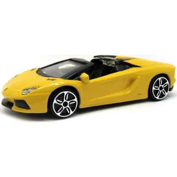 Bburago Street Fire Collezione Lamborghini Aventador LP700-4 Roadster, žluté 1:43