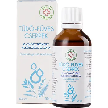 Lék na bolest, zánět a horečku Bálint cseppek Plicní bylinkové kapky z 8 léčivých rostlin (50ml)