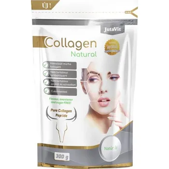Přírodní produkt JutaVit Prášek hydrolyzovaný hovězí kolagen - neochucený (300g)