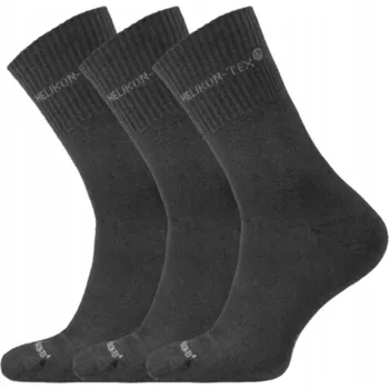 Pánské ponožky Ponožky outdoorové ponožky Helikon All Round 3 páry Černé 43-46