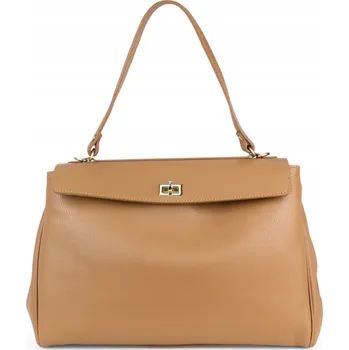 Kabelka MORANTI kabelka z pravé kůže, transparentní