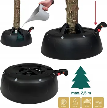 Stojánek na vánoční stromek SAMOZACISKÁVACÍ STOJAN NA VÁNOČNÍ STROMEK, PODSTAVEC PRO ŽIVÝ STROMEK, VÝŠKA AŽ 2,5 M