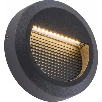 Venkovní osvětlení Venkovní nástěnné svítidlo Nowodvorski černé s integrovaným LED zdrojem 1,6 W