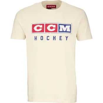 Pánská móda CCM Triko CCM Vintage YTH, Barva WHT, Velikost XL 699464