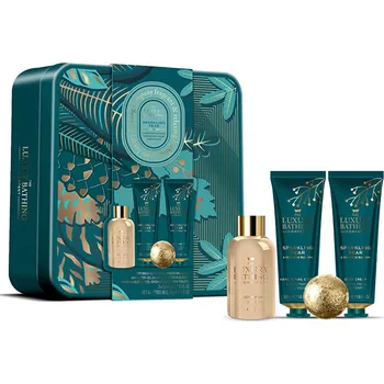 Kosmetická sada The Luxury Bathing Company Dárková sada v plechové dóze Hruška & Květ nektarinky 4 ks