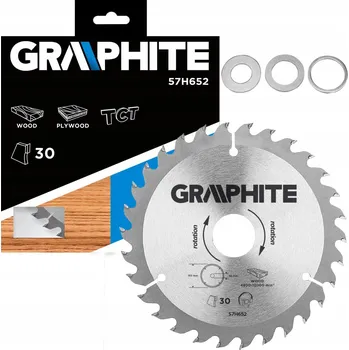 Pilový kotouč Řezný kotouč Graphite 57H652 30 x 165 mm, 30 zubů
