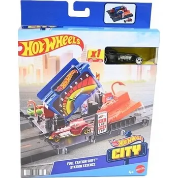 autodráha Hot Wheels City Zábava ve městě - Čerpací stanice HMD53
