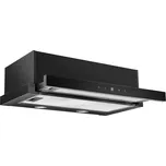 Novoterm Odsavač par vestavný Treviso 50 BL Glass, černá mat