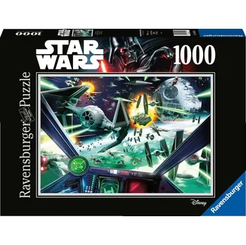 Dřevěná hračka Star Wars: X-Wing Kokpit 1000 dielikov
