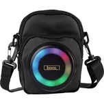 Mini reproduktor BlueTooth HOCO BS41, zabudovaný do univerzální tašky přes rameno, barva černá
