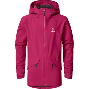 Bunda Haglöfs Husk dětská růžová 134
