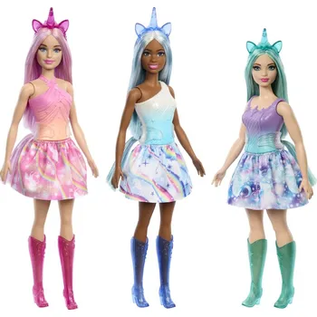 Panenka Barbie rozprávková víla jednorožec asst