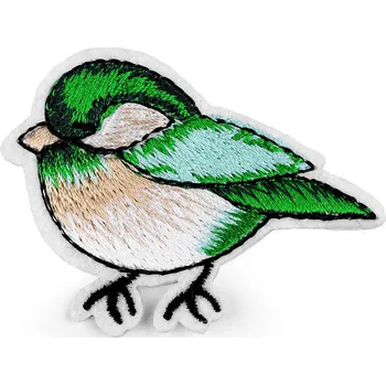 Nášivka Nažehlovačka ptáček, malé, 4 zelená