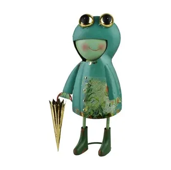 Zahradní dekorace LYDIA Figura żabka 23x11x44,5cm
