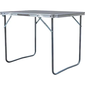 Aga Skládací kempingový stolek 80x60x70 cm MR2020 Šedý