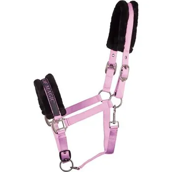 Nylonová ohlávka s beránkem Harrys Horse Lyrics, fialková - vel. Pony