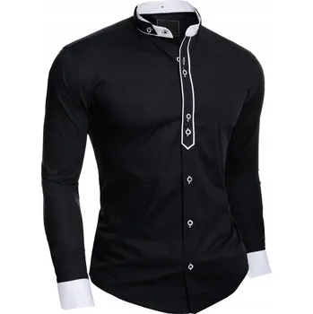 Pánská košile MONDOMEN pánská košile regular s dlouhým rukávem bavlna velikost 3XL