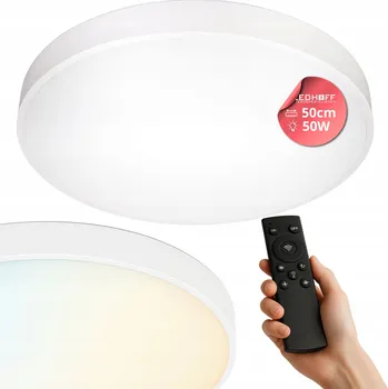 Stropní Svítidlo kulatý Ledhoff 50 x 5 cm bílý