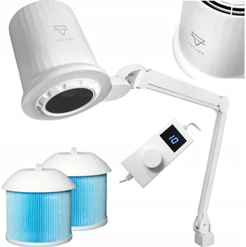 Odsávačka prachu VELUXA 80W pro nehty, LED lampa na manikúru, stolní, na pedikúru