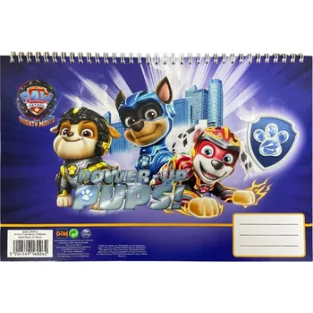 Zápisník Zápisník A4 s hladkými listy Tlapková patrola GIM 30 listů