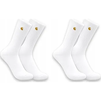 Pánské ponožky Carhartt Ponožky Midweight Crew bílé, velikost 46-49