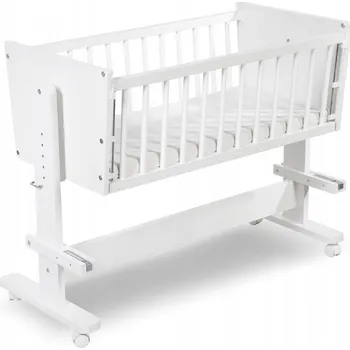 Dětská postýlka Klupś postýlka přistavná 89x40 Zoya 5v1 bílá