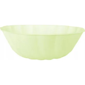 Talíř Misky "Vert Decor - Twist", zelené, Amscan, 14,8 cm, 6 ks