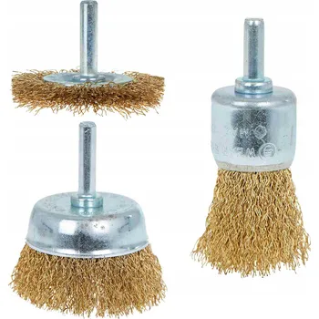 Vrták Sada drátěných kartáčů do vrtačky 3ks g00639