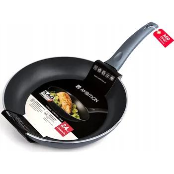 Pánev Tradiční pánev Ambition Graphite 24 cm s teflonovým povrchem