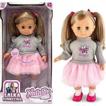 Panenka FUNKČNÍ PANENKA NATALIA MLUVÍ POLSKY 39 CM MÓDNÍ STISKNI A POSLOUCHEJ