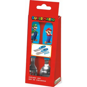 Příbor Sada příborů vidlička nerezová ocel SUPER MARIO BROS