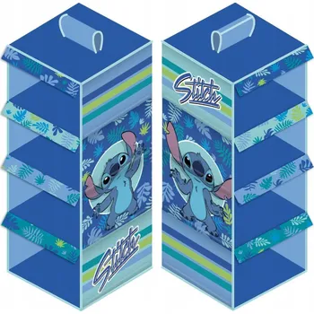 Úložný box Lilo a Stitch nástěnná police na hračky, úložný box na hračky