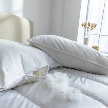 Polštář Blancheporte Latexový polštář s nastavitelným objemem výplně Bleu Câlin bílá 60x60 cm