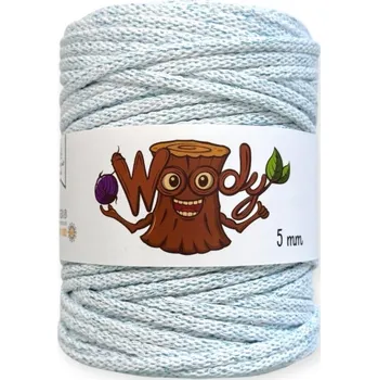 Příze Woody 5 mm – Vločka (50m)