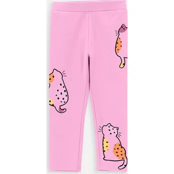 Dámské legíny Legíny pro dívku 62 Růžové Kojenecké legíny Coccodrillo WC4