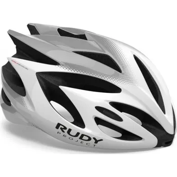 Cyklistická přilba helma Rudy Project Rush, white/silver (shiny), 2019 - vel. L 303547