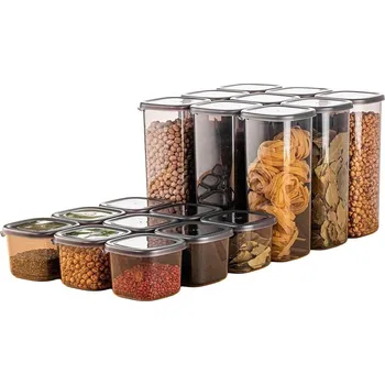 Dóza na potraviny Plastové dózy v sadě 18 ks na potraviny Fresco – Hermia ID_1681218