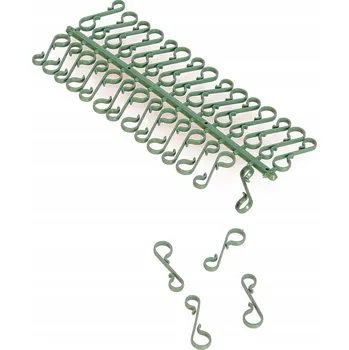 Vánoční dekorace Háčky Závěsky Úchyty na Vánoční Koule Ozdoby Zelené Vánoce 30 ks