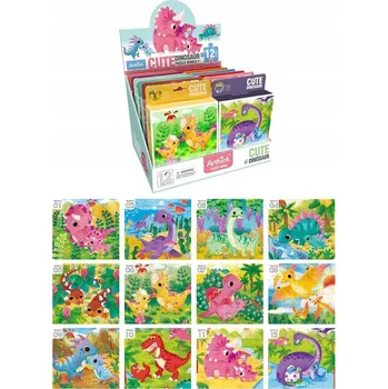 Puzzle Mini Puzzle dinosauři skládačka pro děti vzdělávací Dárek
