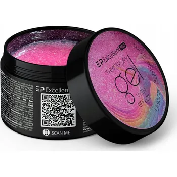 Lak na nehty Stavební gel Excellent Pro Thixotropy Gel Unicorn Bubble Gum 15 g
