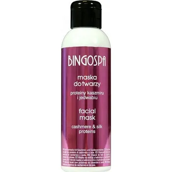 Pleťová maska BINGOSPA 150 ml pleťová maska s hedvábnými proteiny a kašmírem