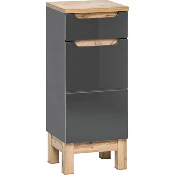 Komoda Polo-sloupek Bali šedý 1D/1S