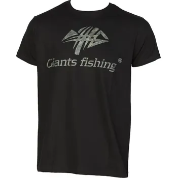 Giants fishing Tričko pánské černé Camo Logo |vel. XL