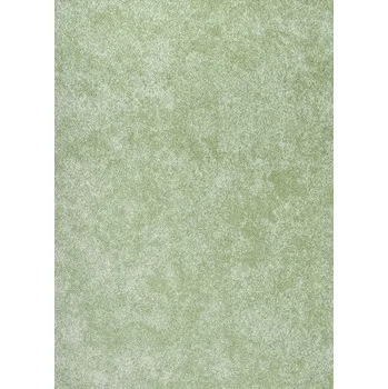 Koberec Breno Metrážový koberec SERENADE 611 (Ultratex) světlý zelený melír s leskem, šíře 300 cm, Zelená